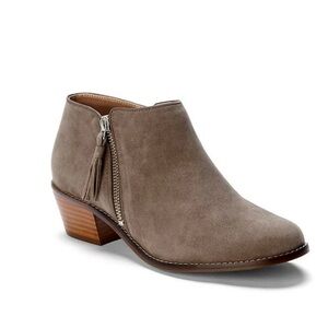 VIONIC Serena Joy Greige Suede Ankle Boots Women’s Size 11